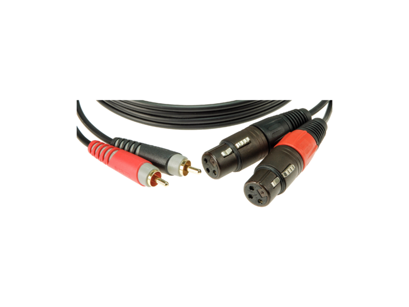 KLOTZ AT-CC0100 TWIN 2 RCA / 2 RCA DE 1M contact OR-1