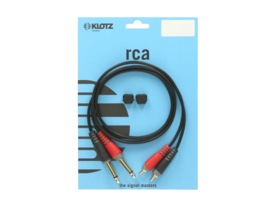 KLOTZ AT-CJ0100 TWIN 2 JACK 2p / 2 RCA DE 1M contact OR-2