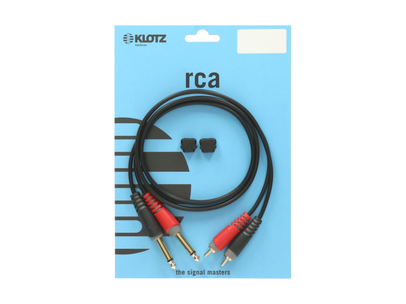 KLOTZ AT-CJ0100 TWIN 2 JACK 2p / 2 RCA DE 1M contact OR-2