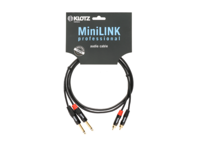 KLOTZ KT-CJ150 2 JACK / 2 RCA CONTACTS OR 1.50M-2