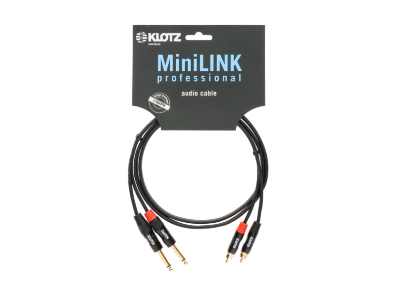 KLOTZ KT-CJ150 2 JACK / 2 RCA CONTACTS OR 1.50M-2