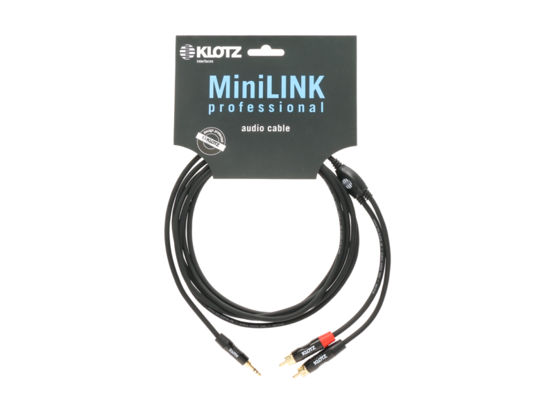 KLOTZ KY7-150 2 RCA / 1 MINI JACK STEREO 1.50M-2