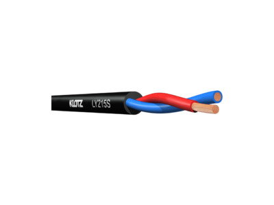 KLOTZ LY215S.A CABLE HP TWINAX 2 X 1.5 PVC NOIR (LE METRE)