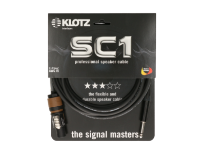 KLOTZ SC1-L2FP0100 CABLE HP 2x1,5mm2 SPEAKON / JACK DE 1M-2