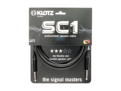 KLOTZ SC1-PP01SW CABLE HP 2x1,5mm2 JACK / JACK DE 1M-2