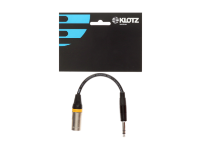 KLOTZ XLR-MP6.3 ADAPTATEUR JACK STEREO / XLR MALE 30 CM-1