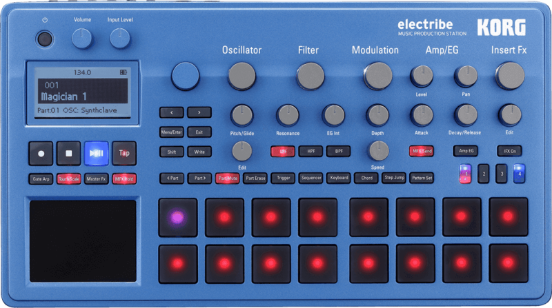 KORG ELECTRIBE 2 BLUE STATION DE PRODUCTION MUSICALE SYNTHE ET SEQUENCEUR-1