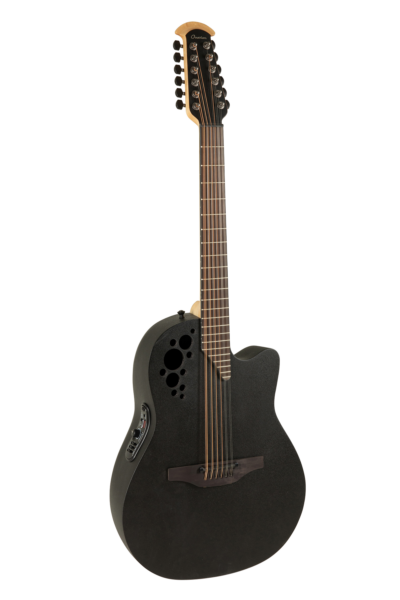 OVATION 2058TX-5-G ELITE TX DEEP CONTOUR CUTAWAY 12 CORDES BLACK TEXTURED-6