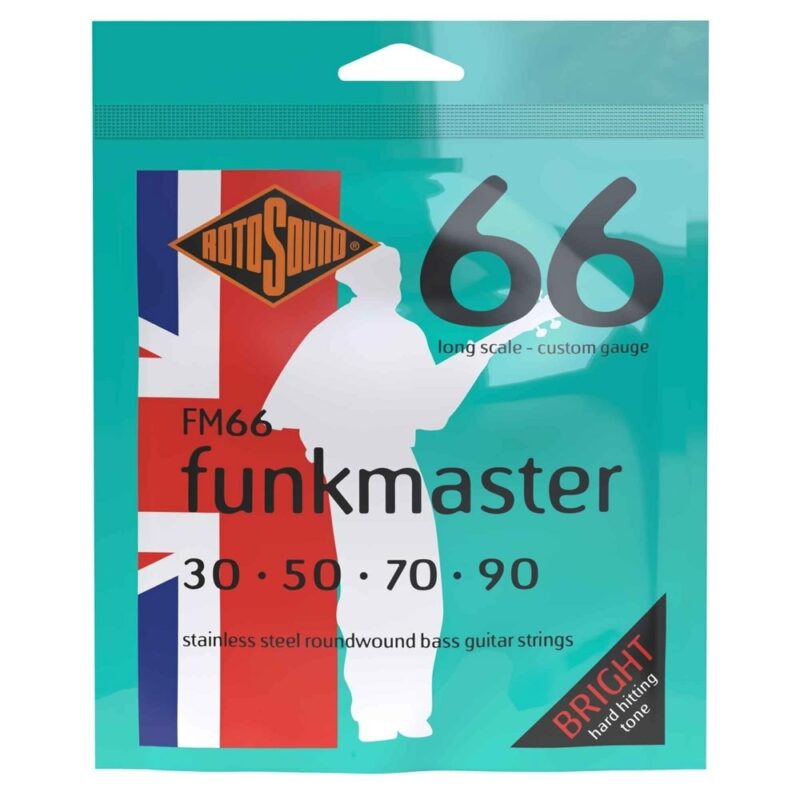 ROTOSOUND FM66 FUNK MASTER STAINLESS STEEL GUITAR BASS 30/90-1