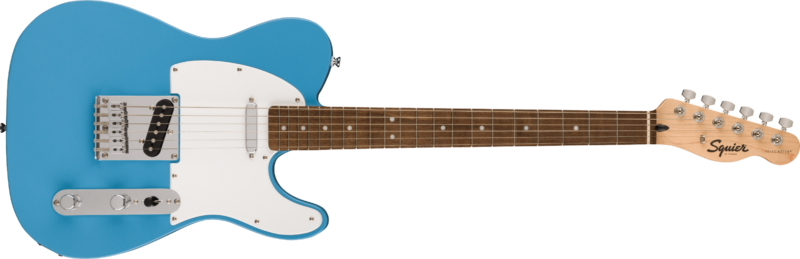 SQUIER SONIC TELECASTER LAUREL FINGERBOARD WHITE PICKGUARD CALIFORNIA BLUE-2