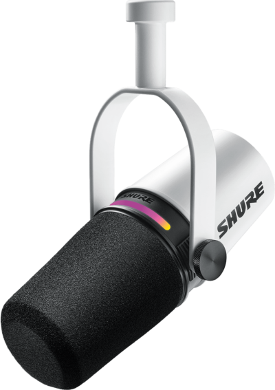 Shure Mv7 W Micro De Podcast Xlr Usb C Blanc 2