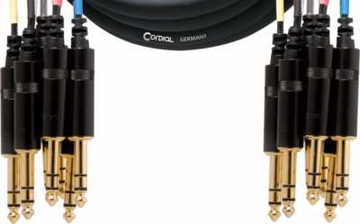 Cordial Cml8 0vv3c Multipaires 8 Jacks 8jacks Stereo Males 3m