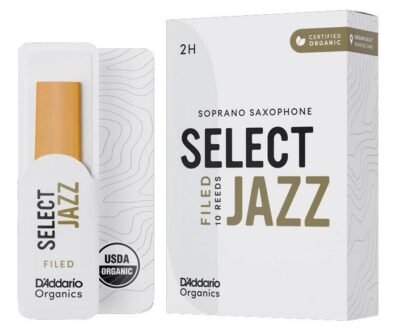 D Addario Organic Select Jazz Filed Saxo Soprano Force 3 Soft Boite 10 Anches