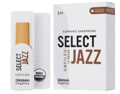 D Addario Organic Select Jazz Unfiled Saxo Soprano Force 2 Medium Boite 10 Anches