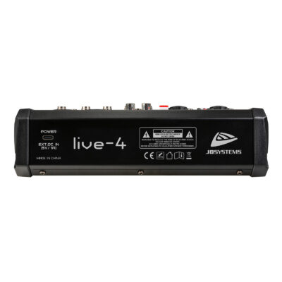 Jb Systems Live 4 4 Entrees Bluetooth Usb 3