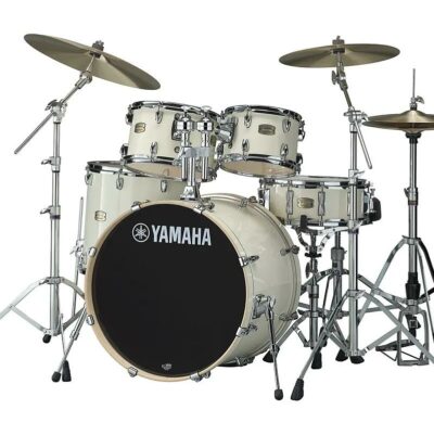 Yamaha Stage Custom Fusion Kit 20 10 12 14 Cc14 Classic White Avec Hardware Hw780