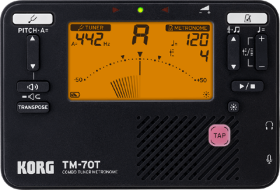 Korg Tm 70t Noir Accordeur Metronome