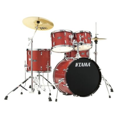 Tama Stagestar 5 Futs Gc 20 Candy Red Sparkle Avec Cymbales Meinl 2