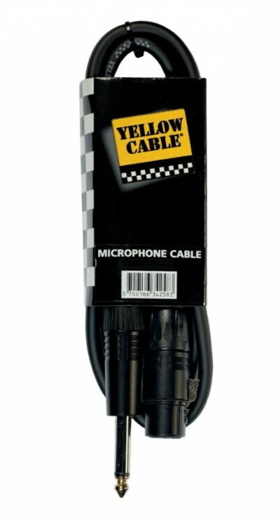 Yellow Cable M01j Jack Mono Male Xlr Femelle 1m