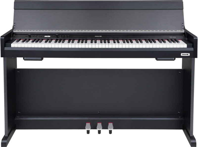 NUX NCK-330 PIANO MEUBLE NOIR 88 TOUCHES