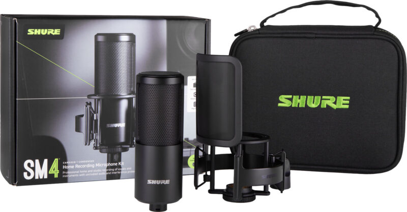 SHURE SM4-K-KIT SM4 AVEC SUSPENSION, ANTI-POP ET MALETTE – Image 3