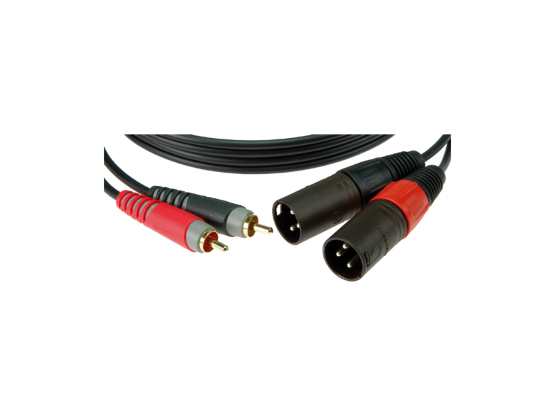 KLOTZ AT-CM0100 TWIN 2 RCA / 2 XLR MALE DE 1M – Image 2