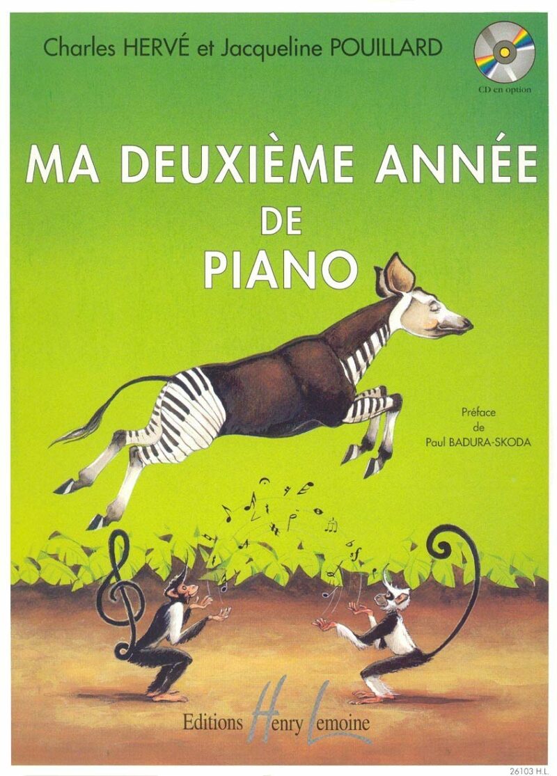 MA DEUXIEME ANNEE DE PIANO HERVE/ POUILLARD