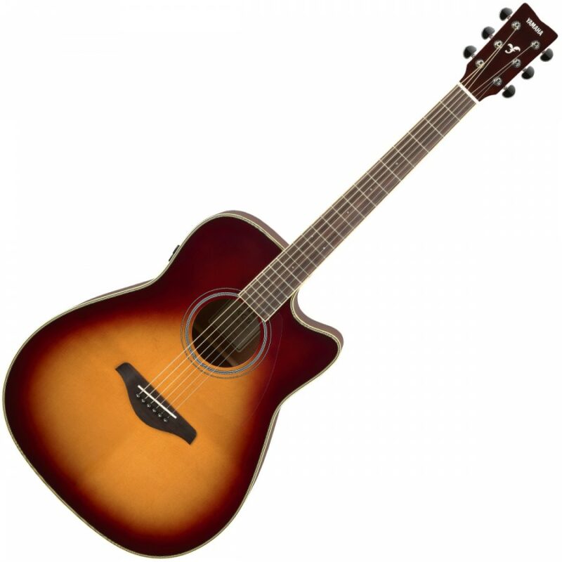 YAMAHA FGC-TA TRANSACOUSTIC BROWN SUNBURST