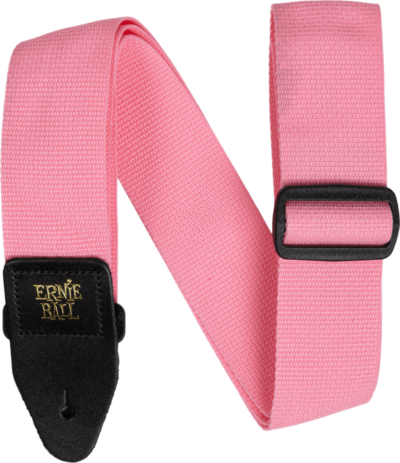 ERNIE BALL 5376 SANGLE POLYPRO ROSE