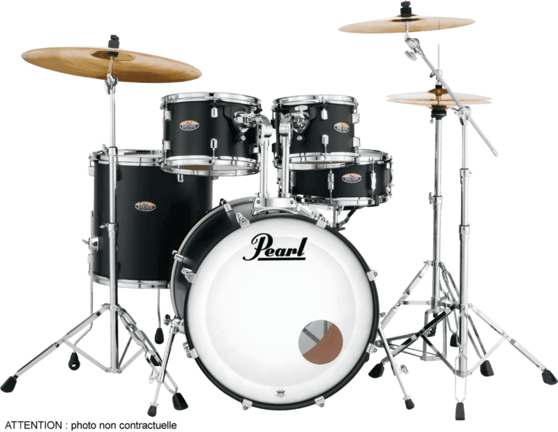 PEARL DECADE MAPLE FUSION 20 5 FUTS - SATIN SLATE BLACK (HARDWARE HWP-830 INCLUS)