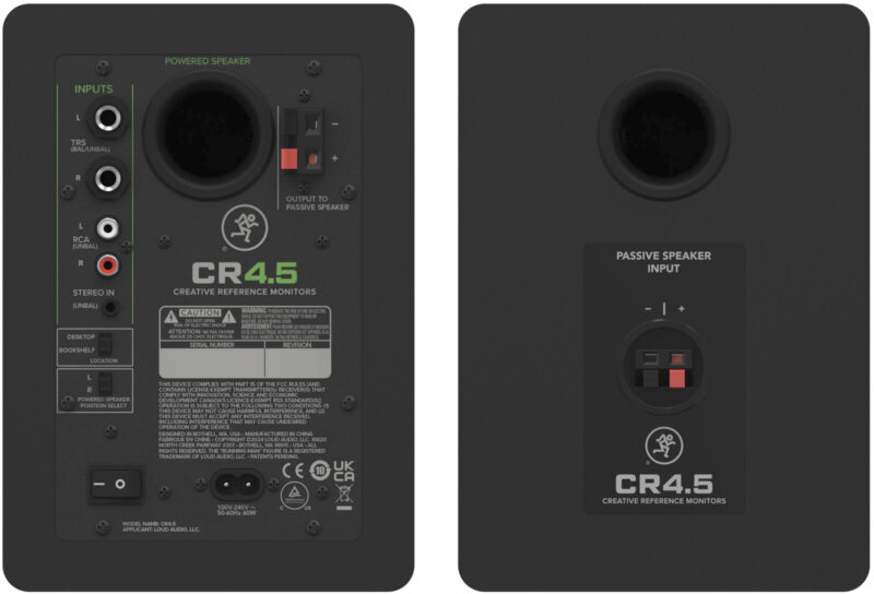 MACKIE CR45BT ENCEINTES MONITORING BLUETOOTH – Image 2