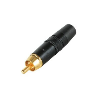 Neutrik Nys373 0 Fiche Rca Contact Or Noir A Souder