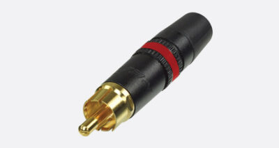 Neutrik Nys373 2 Fiche Rca Contact Or Rouge A Souder