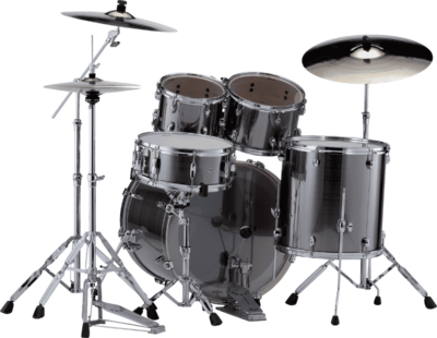 PEARL EXPORT ROCK 22 5 FUTS - SMOKEY CHROME