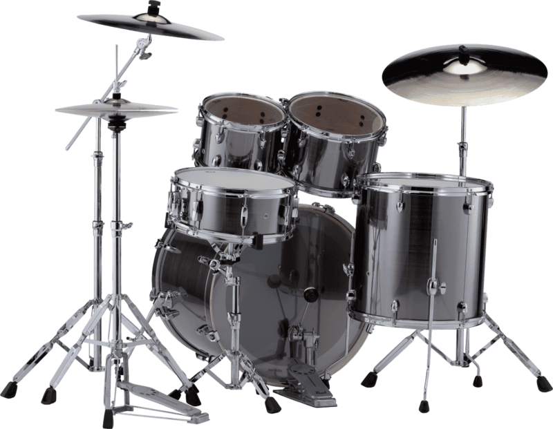 PEARL EXPORT ROCK 22 5 FUTS - SMOKEY CHROME