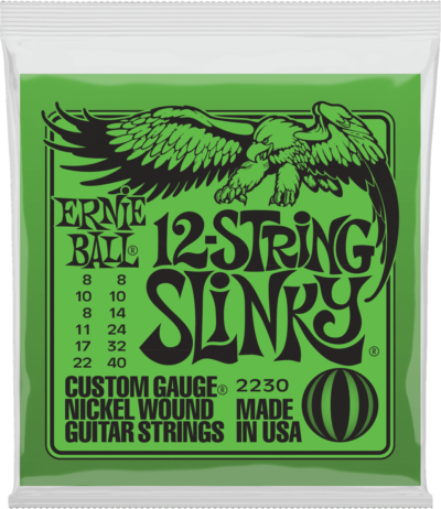 Ernie Ball 2230 Slinky Nickel Wound 12 Cordes 8 40