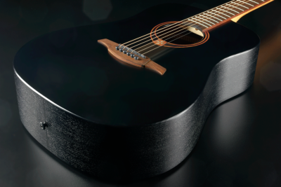 Lag T70d Bls Dreadnought Black Satin 3