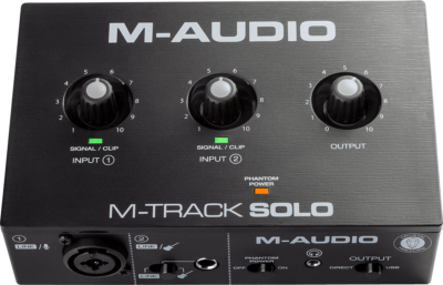 M Audio M Track Solo Interface Audio 2 Entrees 3