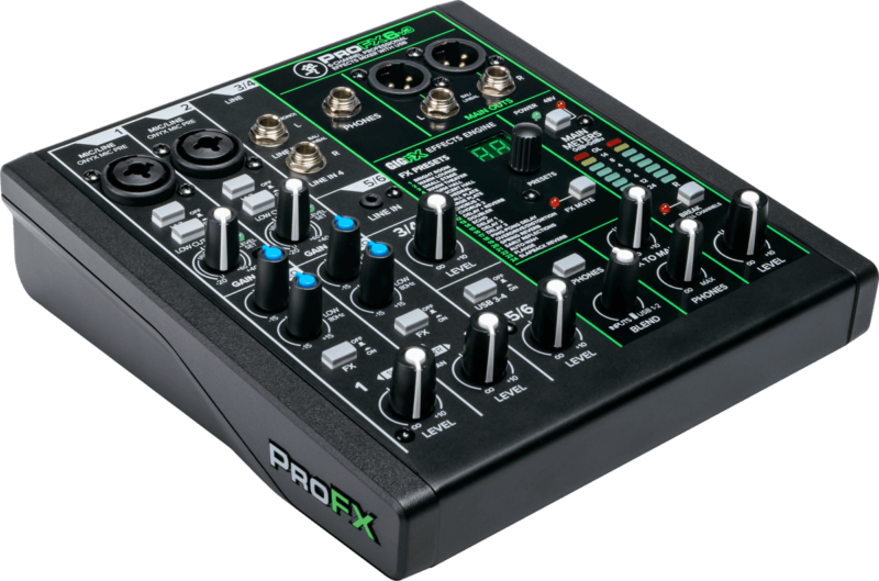 Mackie Profx6v3 Usb 6 Canaux Effets 4