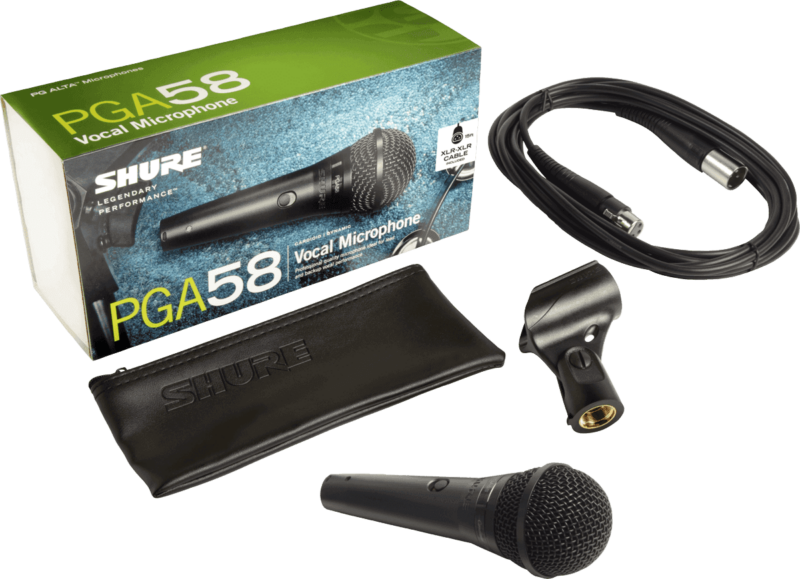 Shure Pga58 Xlr Cardioide Cable Xlr