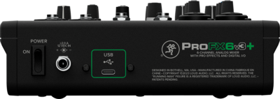 Mackie Profx6v3 Usb 6 Canaux Bluetooth Et Effets