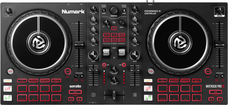 Numark Mixtrack Pro Fx 2 Voies 16 Pads Carte Son 3