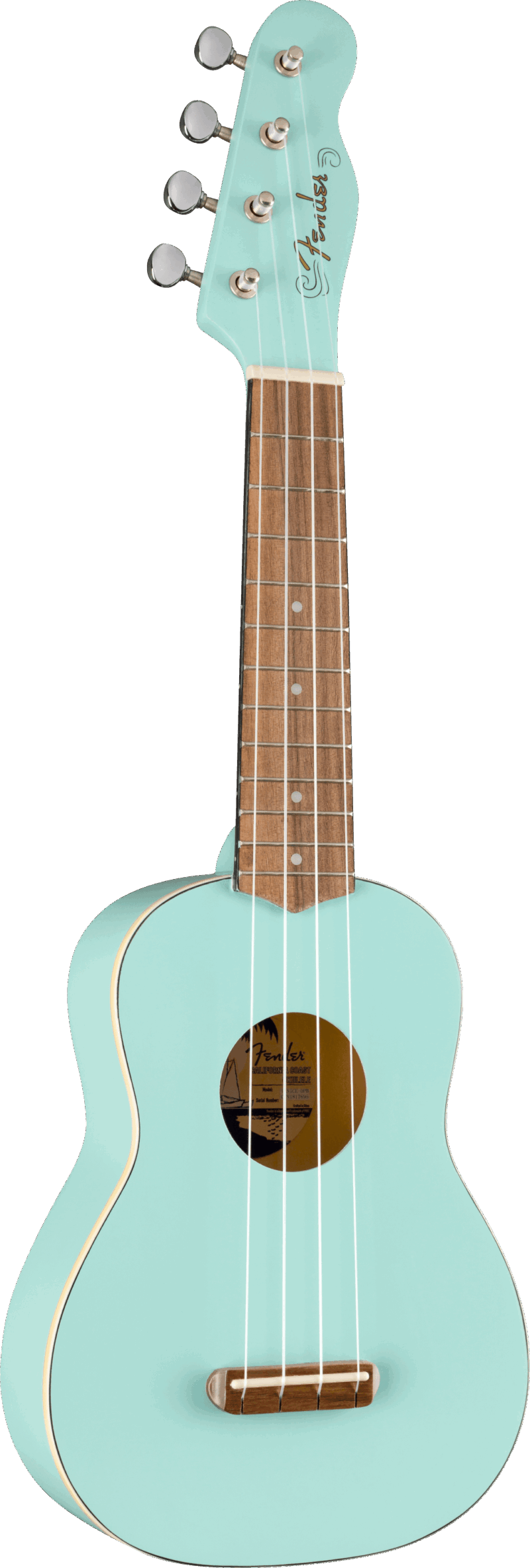Fender Ukulele Venice Soprano Dpb Wn