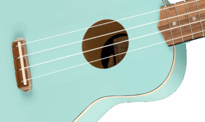 Fender Ukulele Venice Soprano Dpb Wn 3