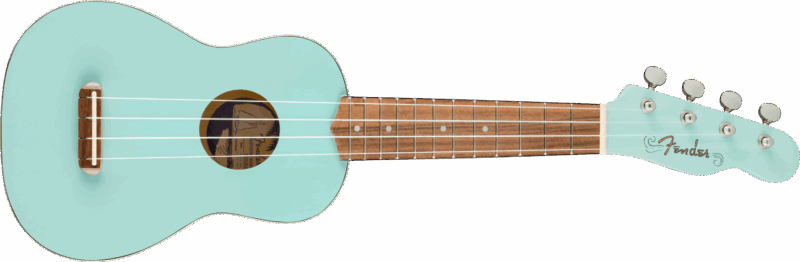 Fender Ukulele Venice Soprano Dpb Wn 4