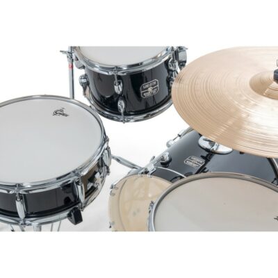 Gretsch Energy Street Set Black Sans Hardware Cymbales Et Tabouret 2