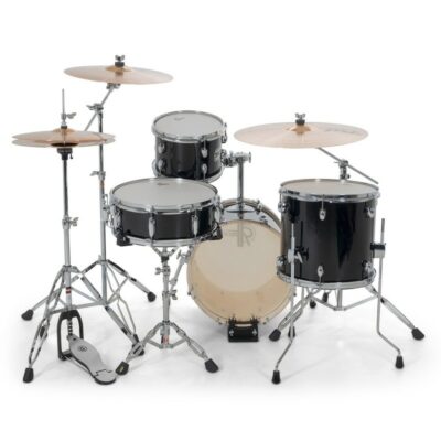 Gretsch Energy Street Set Black Sans Hardware Cymbales Et Tabouret 3
