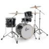 Gretsch Energy Street Set Black Sans Hardware Cymbales Et Tabouret 5