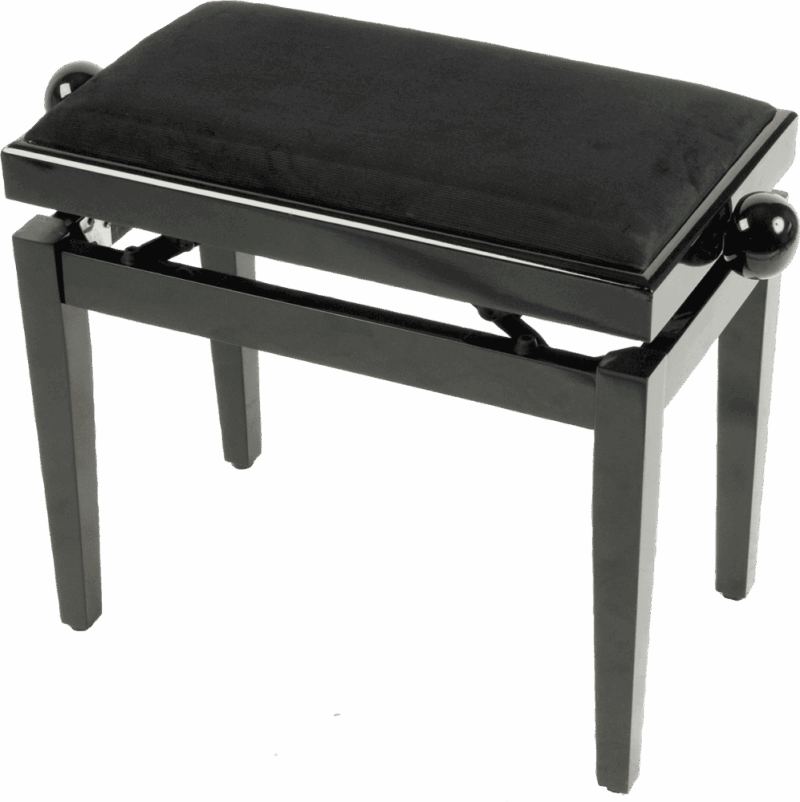 Quiklok Pb010bk Banquette Noir Brillant Assise Velours