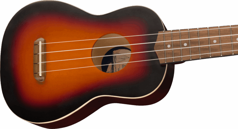 Fender Ukulele Venice Soprano 2ts Wn 3